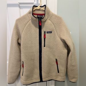 Patagonia Men’s Retro Pile Fleece Jacket Size L,  “El Cap Khaki” Color